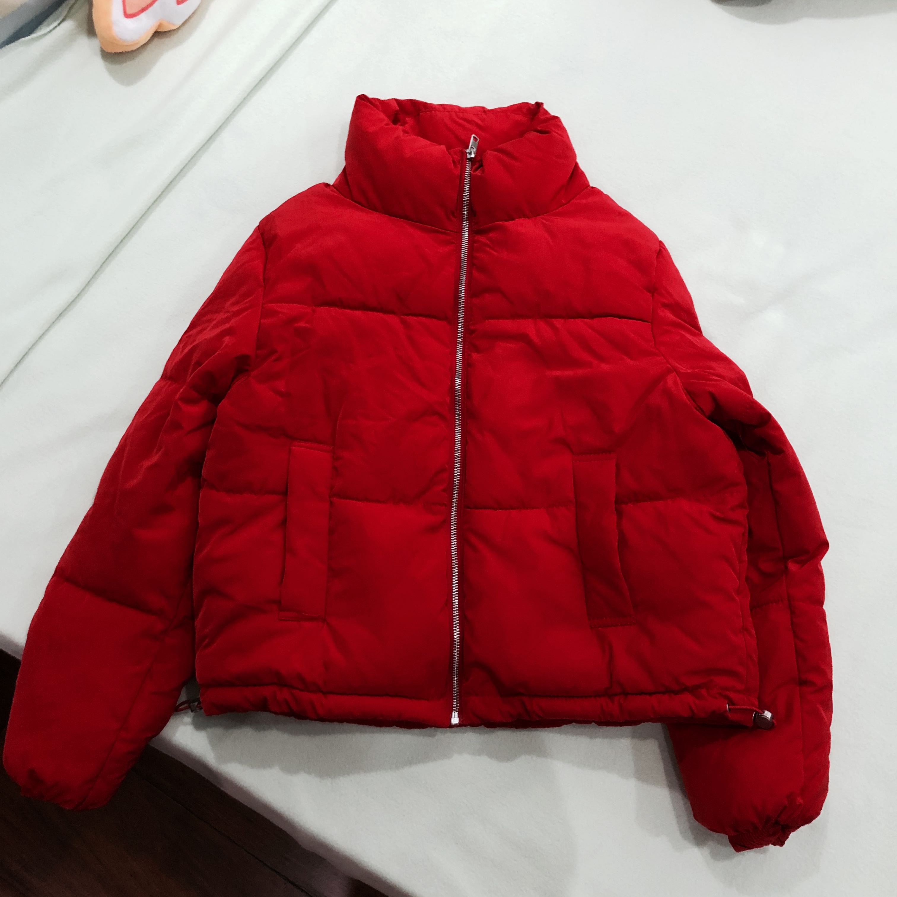 Hm red puffer jacket