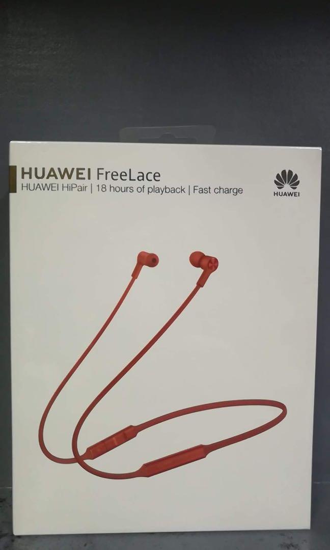 Huawei FreeLace Bluetooth Headset (Category: Earphones) located in Mandaluyong City. Submitted by wired24x7 (Listing ID 1062048486, Image 1). Description: .