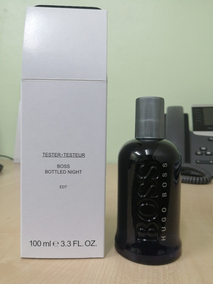 boss bottled night tester