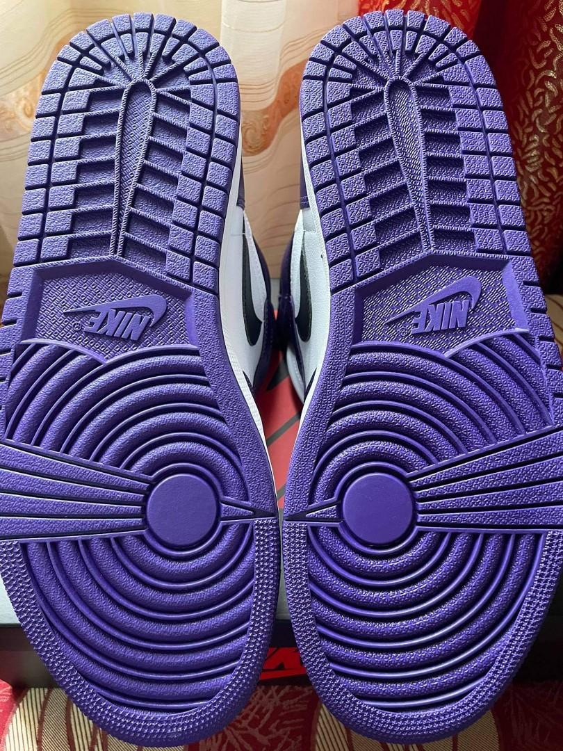 Jordan 1 High Court Purple 2 0 Men s Fashion Footwear Sneakers on