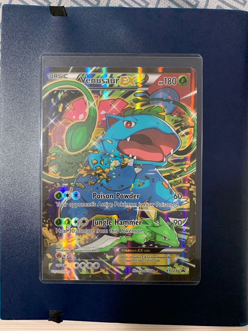 Jumbo Pokemon Venusaur ex generations card, Hobbies & Toys, Toys & Games on Carousell