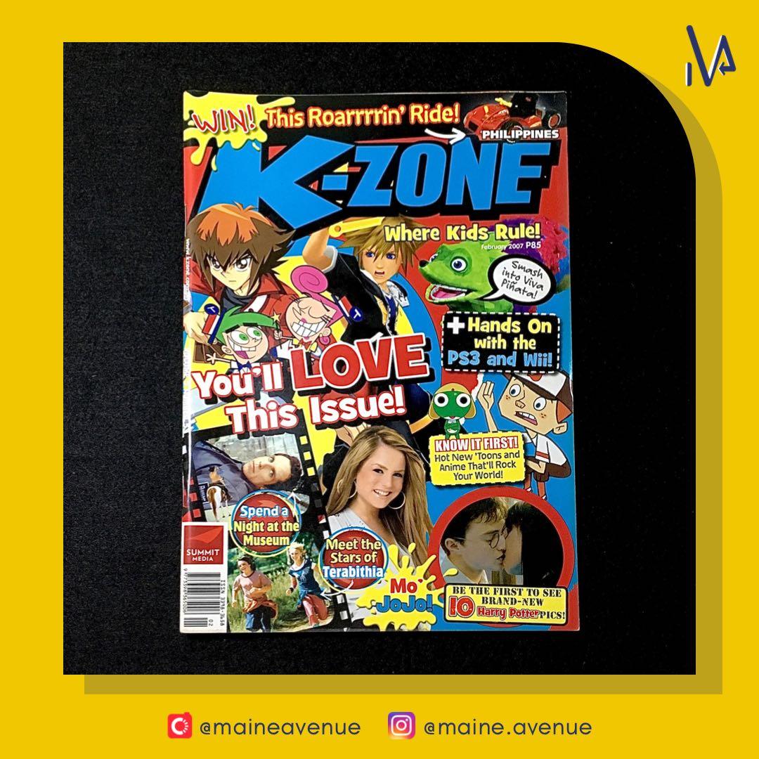 K Zone Magazine February 07 Issue With Poster Hobbies Toys Books Magazines Magazines On Carousell