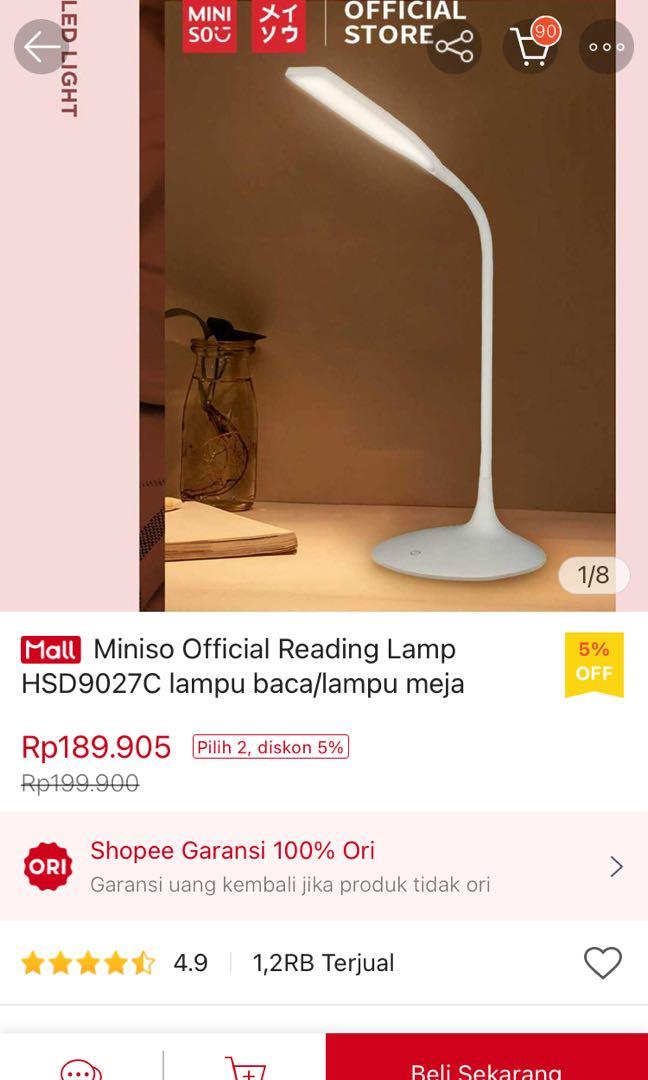 Lampu Belajar Miniso Elektronik Lainnya Di Carousell