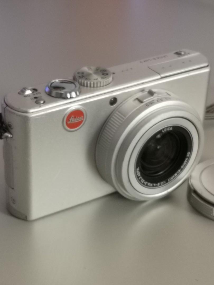 99% Leica D-Lux 2 silver, 攝影器材, 相機- Carousell