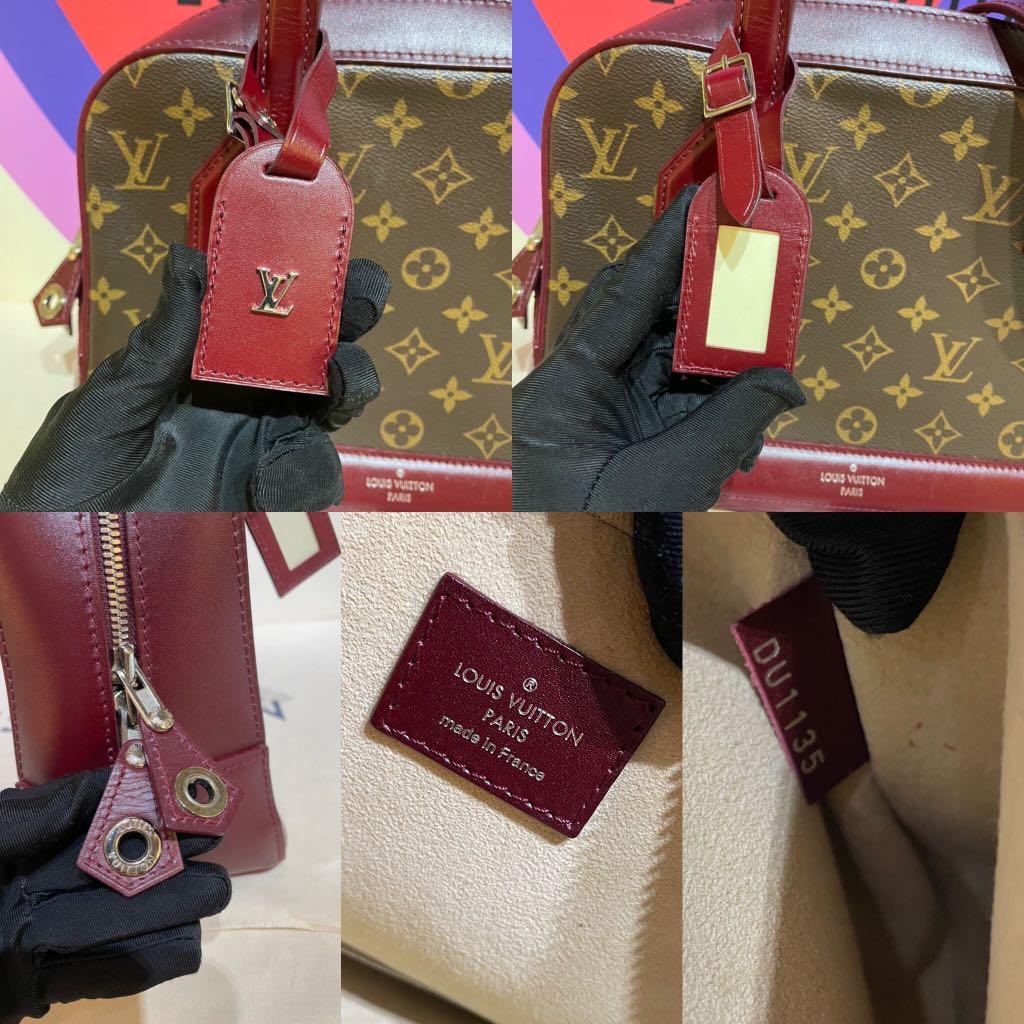 LOUIS VUITTON Monogram Dora PM Bordeaux 1242212