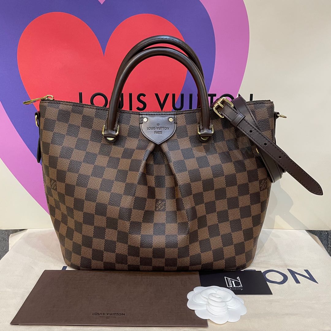 Authentic Louis Vuitton Siena PM Damier Ebene, Luxury, Bags & Wallets on  Carousell
