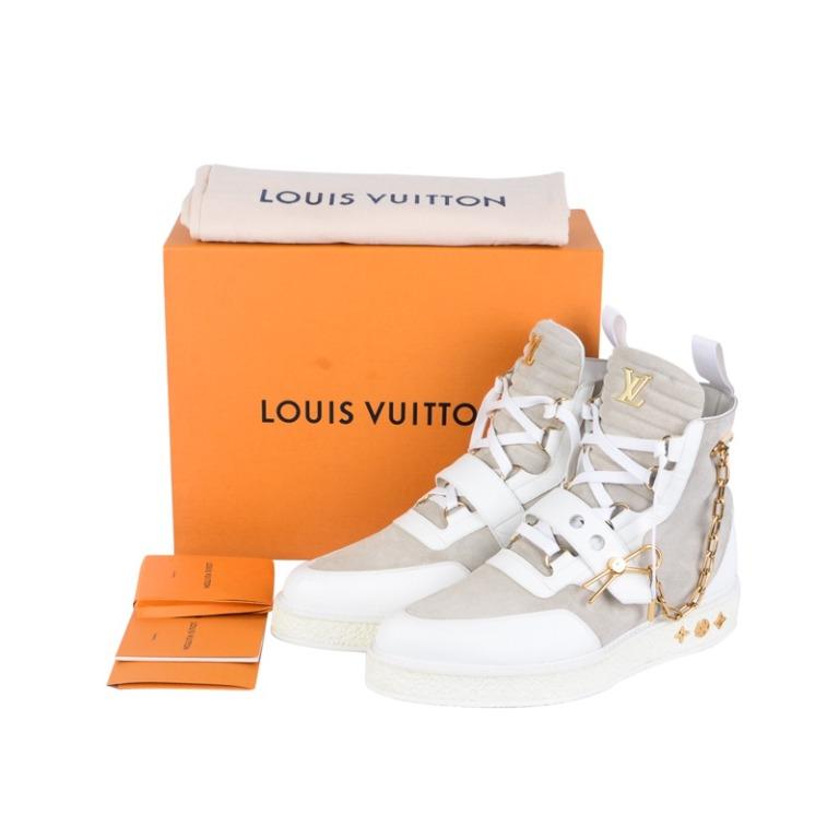 Louis Vuitton Louis Vuitton calfskin Suede Men's Creeper Ankle