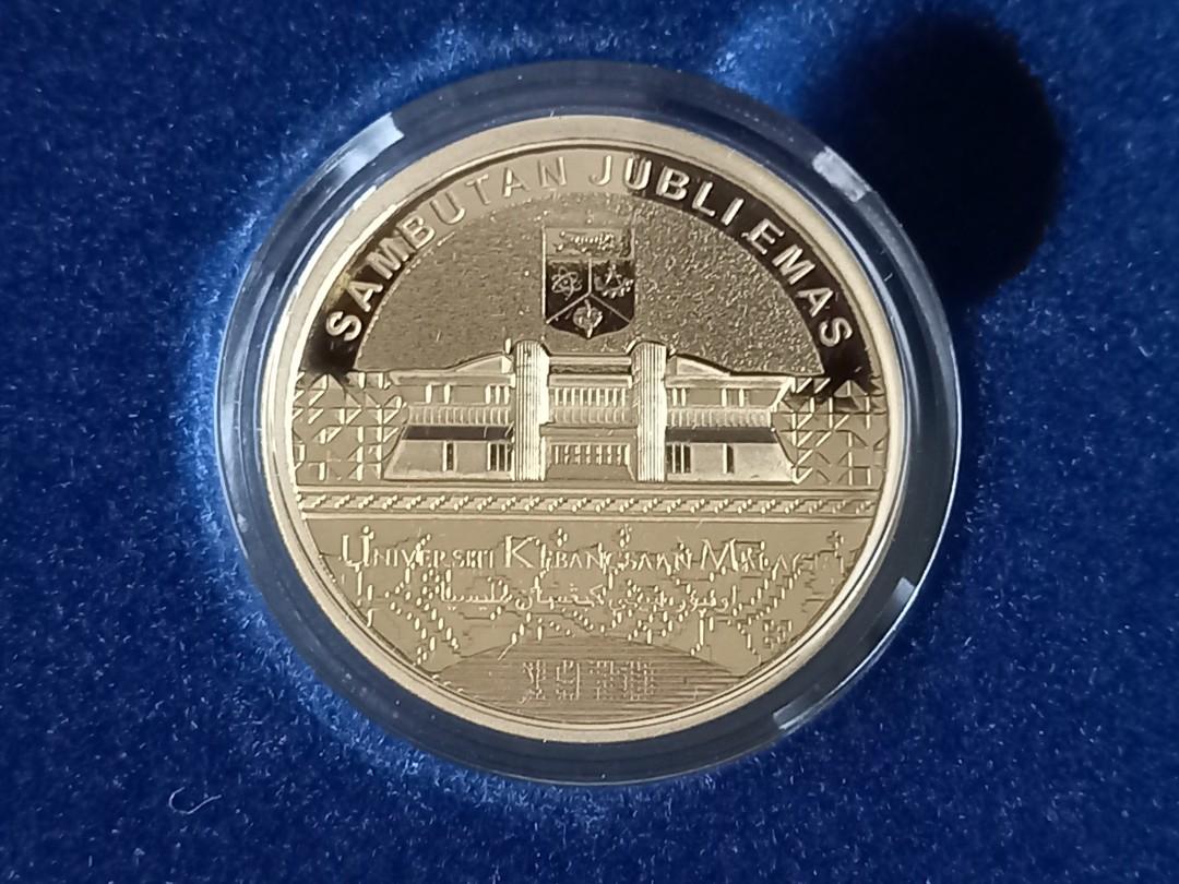 Malaysia Sambutan Jubli Emas UKM 50th Anniversary Nordic Gold Proof