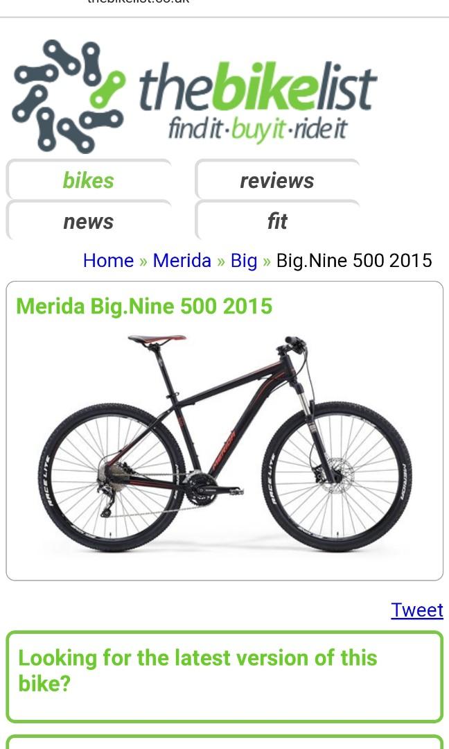 merida big nine 500 2015