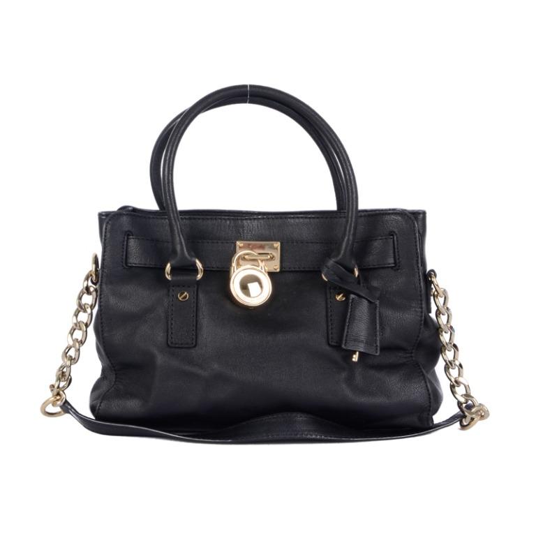 MICHAEL KORS Black Hamilton Two Way Bag