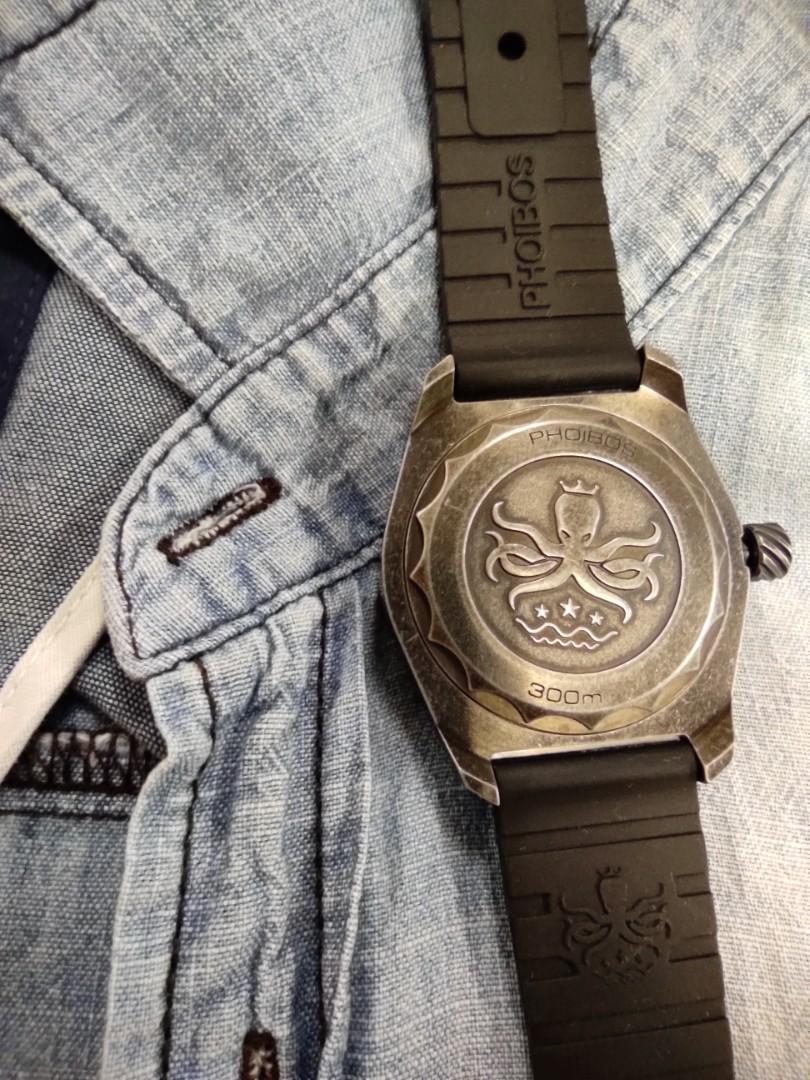 Microbrand PHOIBOS Proteus 300M Diver Unique design aged steel