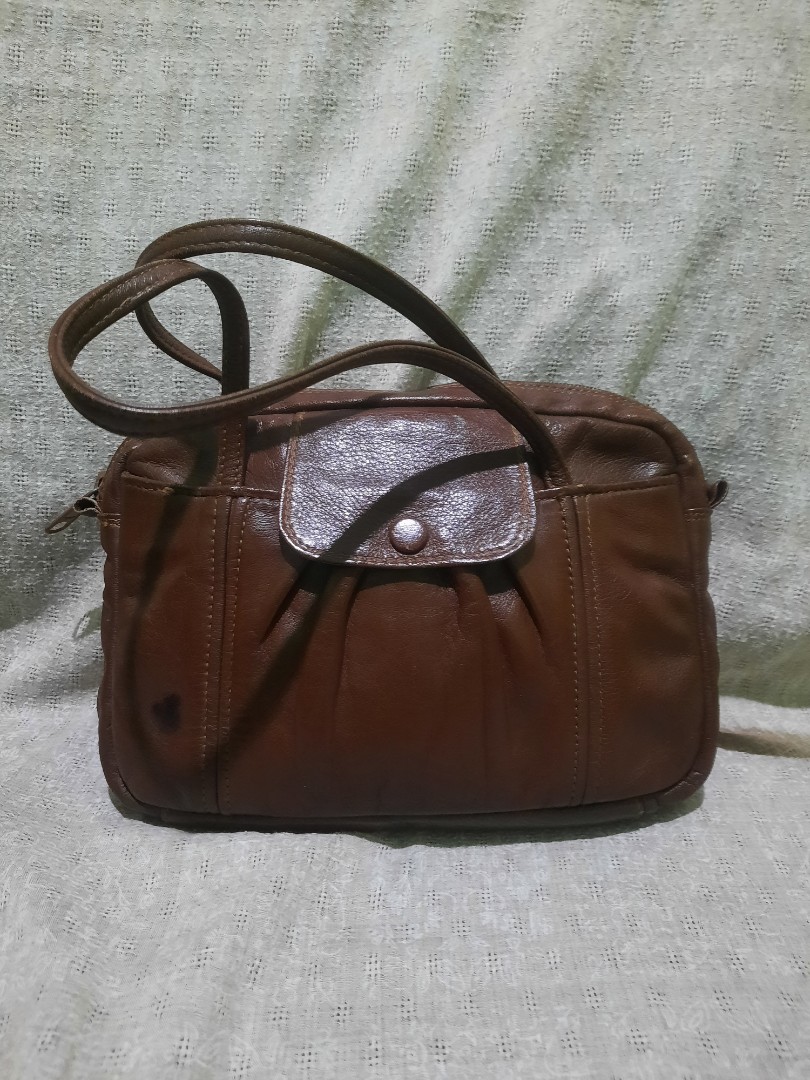 Mini Leather Handbag, Women's Fashion, Bags & Wallets, Tote Bags on ...