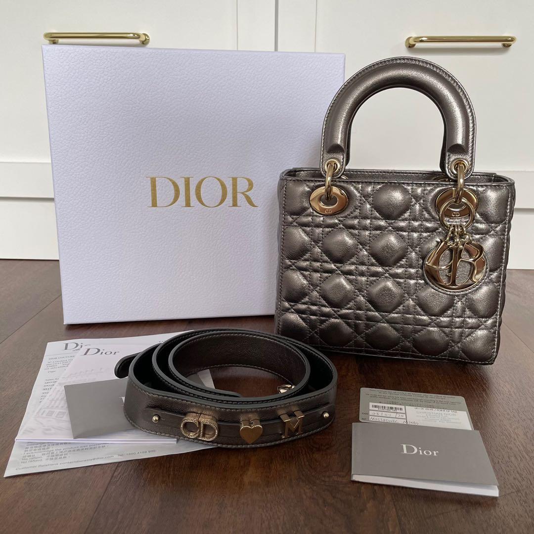 Dior sale gunmetal bag