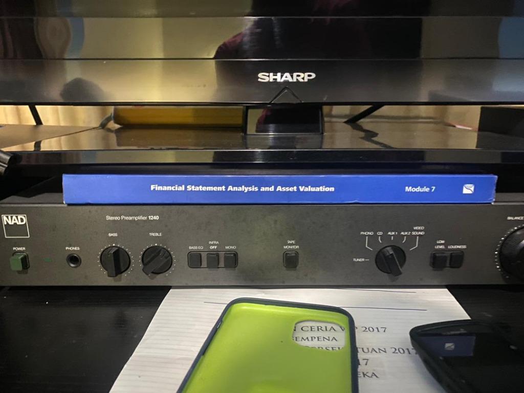 NAD pre amplifier 1240 and power amplifier 240, Audio, Soundbars