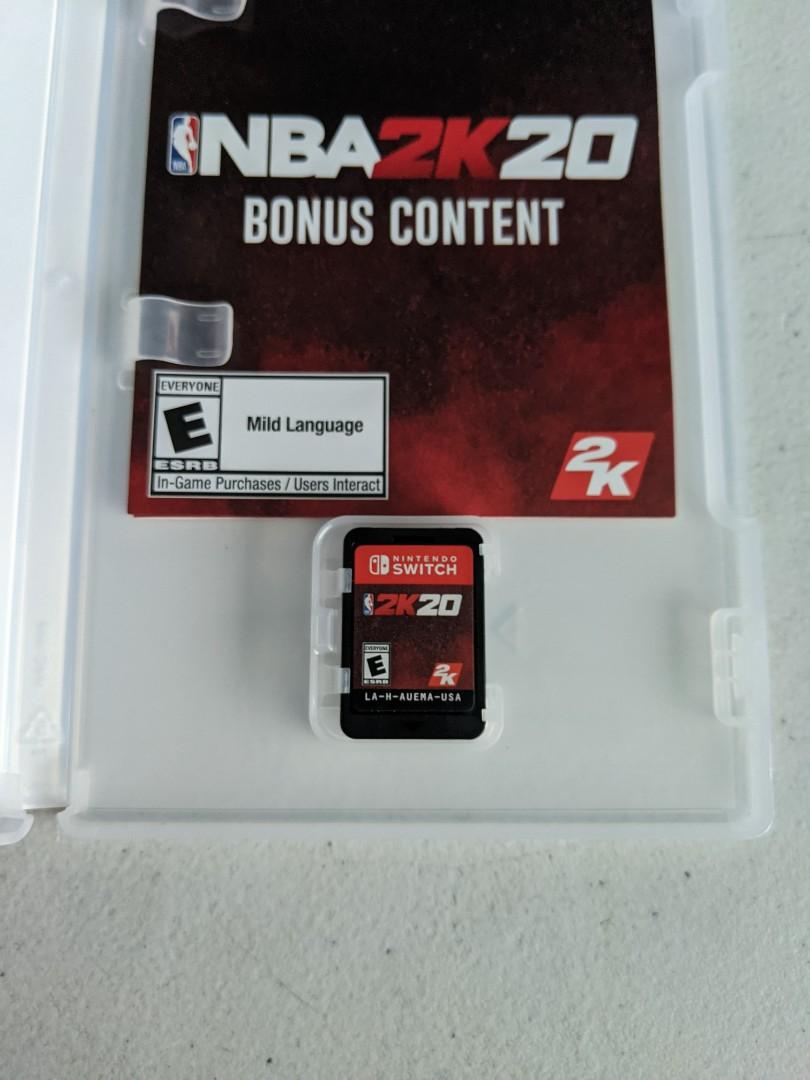 NBA 2k20 for Nintendo Switch (Category: Nintendo) located in Quezon City. Submitted by scdching (Listing ID 1062001498, Image 2). Description: NBA 2k20 for Nintendo Switch *Physical cartridge with case *Barely played Modes of Payment: GCash, PayMaya, Unionbank, BDO Shipping fee care of buyer.