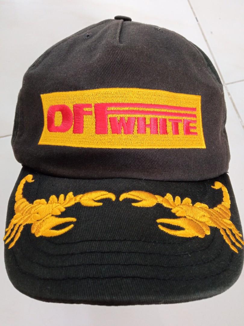 off white pirelli hat