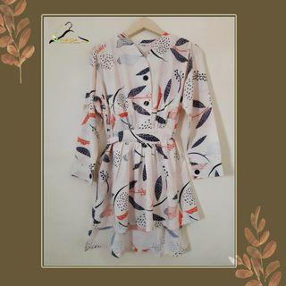 Oneset Setelan Atasan-Kulot Pijama Flowerskinn Rayon Premium