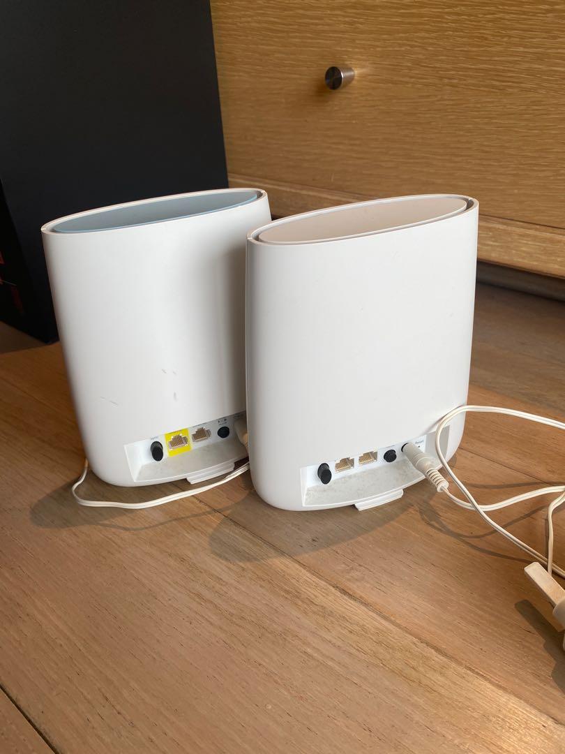 Orbi Rbs20 Router Orbi netgear router RBS20 主機 + 副機, 電腦&科技, 電腦周邊及配件, Wifi及上網相關產品 - Carousell