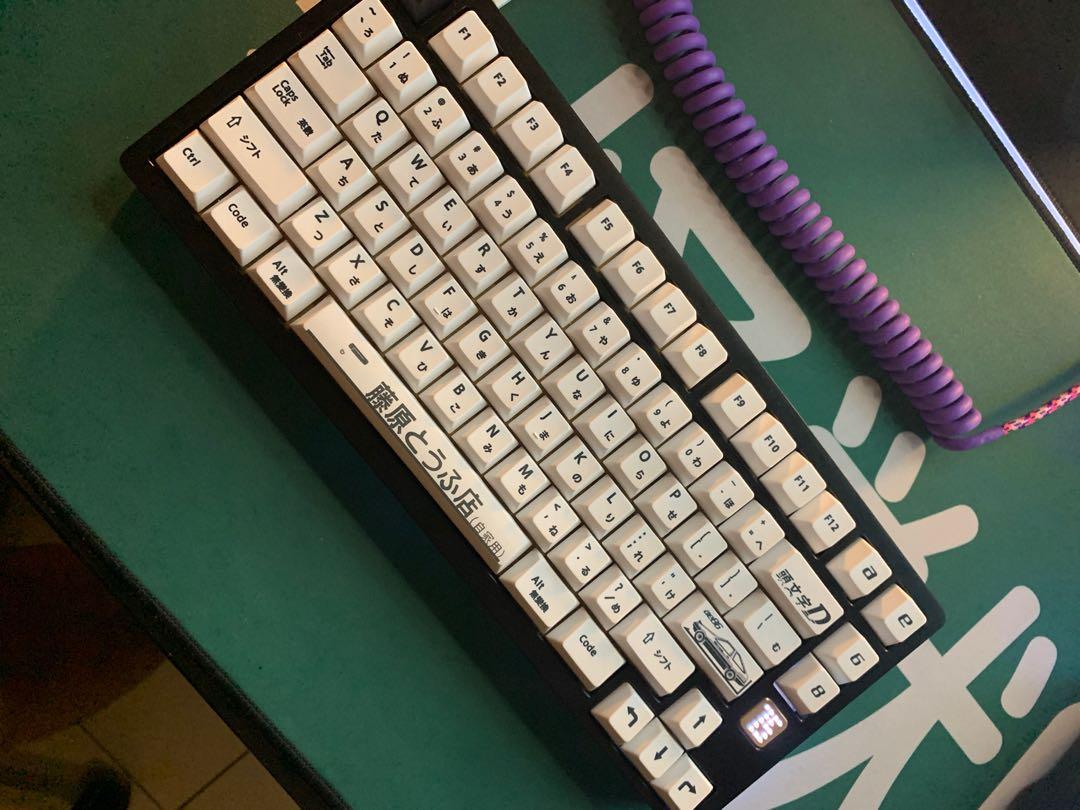 Polaris75 Mechanical Keyboard with Alpacas Linear and Keycaps Custom