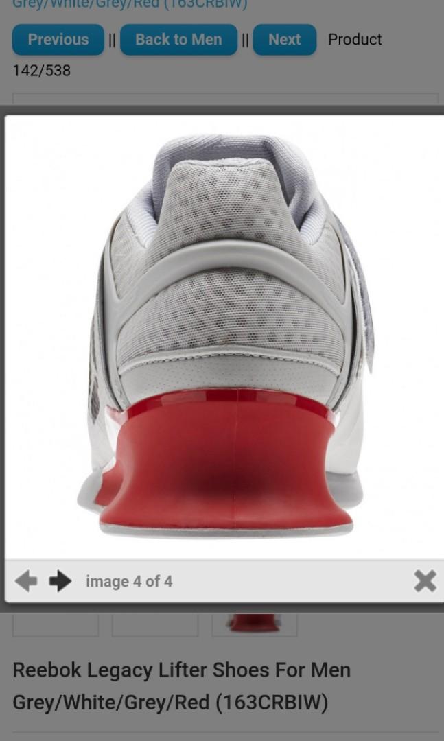 Reebok legacy lifter red hot sale