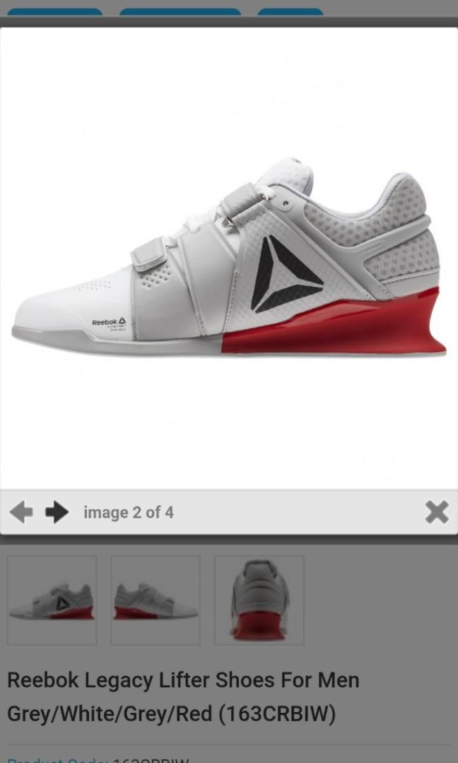 Reebok legacy lifter black red sales