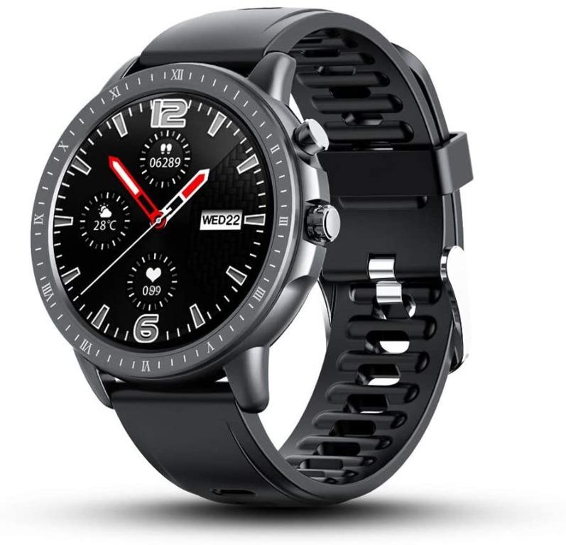 Smart Watch for Women BYTTRON 1.3 Full Touch Screen Waterproof Fitness Tracker with Heart Rate Sleep Tracker Pedometer Step Counter SMS Call Notification for Women iOS Android Phone Mobile Phones Gadg...