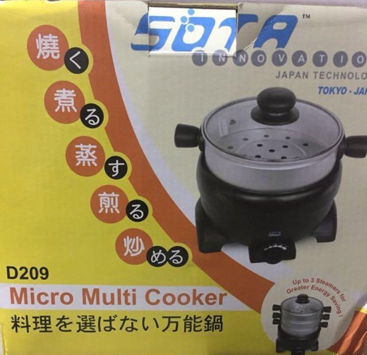 Sota multi function cooker TV Home Appliances Kitchen Appliances Cookers on Carousell