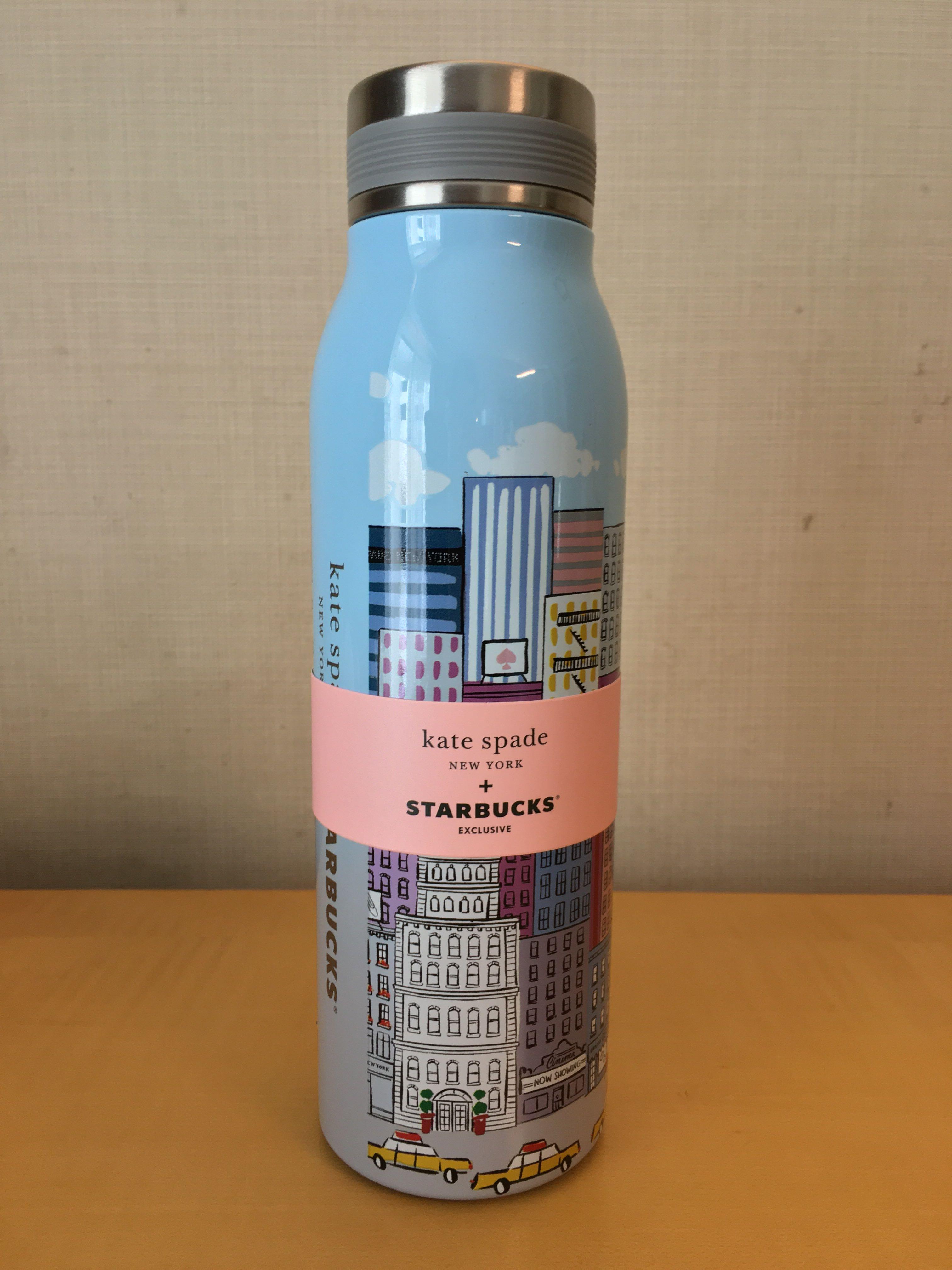 Starbucks X Kate Spade New York 15 Oz Stainless Steel Water Bottle Kitchen Appliances On Carousell Kate spade new york was founded in 1993 by fashion designer kate and entrepreneur andy spade. carousell