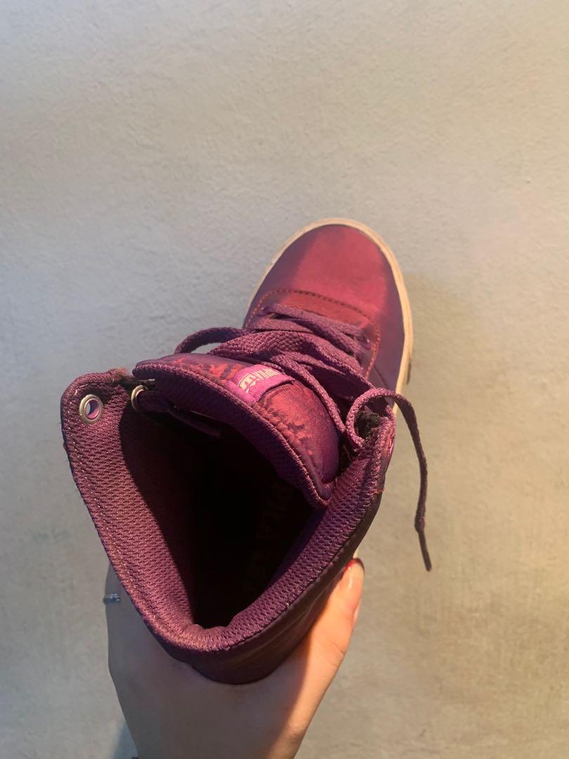 Supra Purple High cut Sneakers