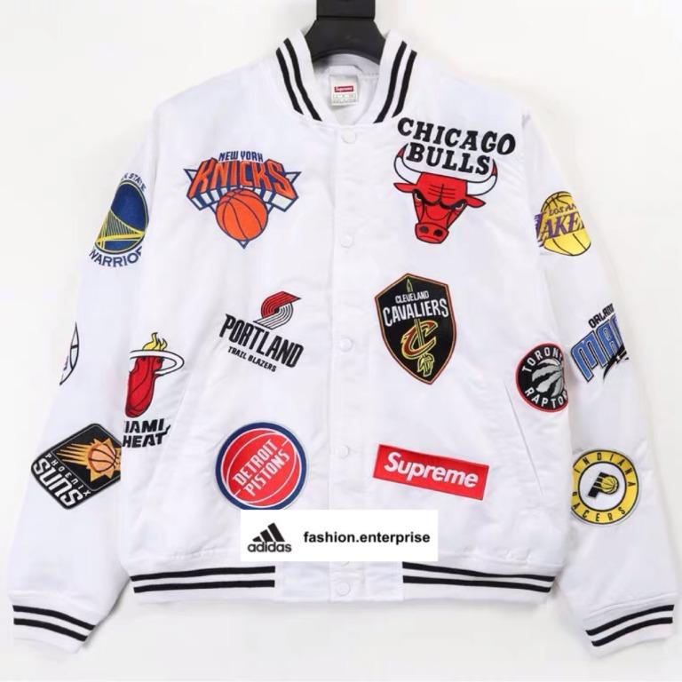 Supreme x Nike x NBA Teams Warm Up Jacket Men s Fashion Coats