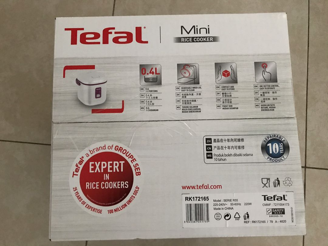 Tefal mini rice cooker, TV & Home Appliances, Kitchen Appliances
