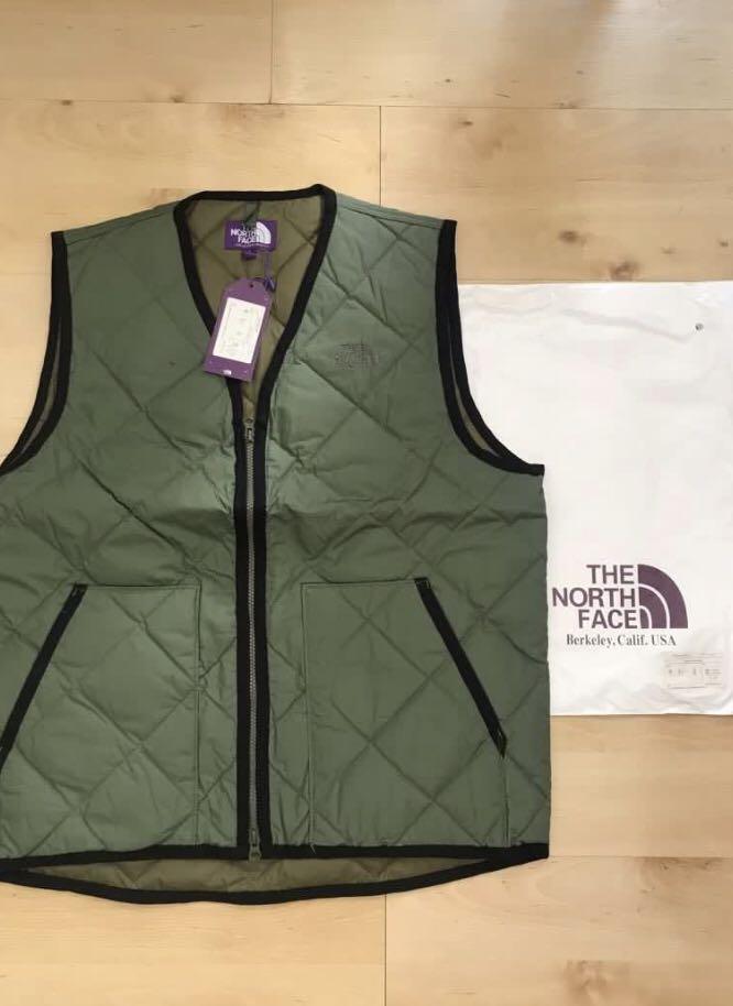 the north face purple label down vest