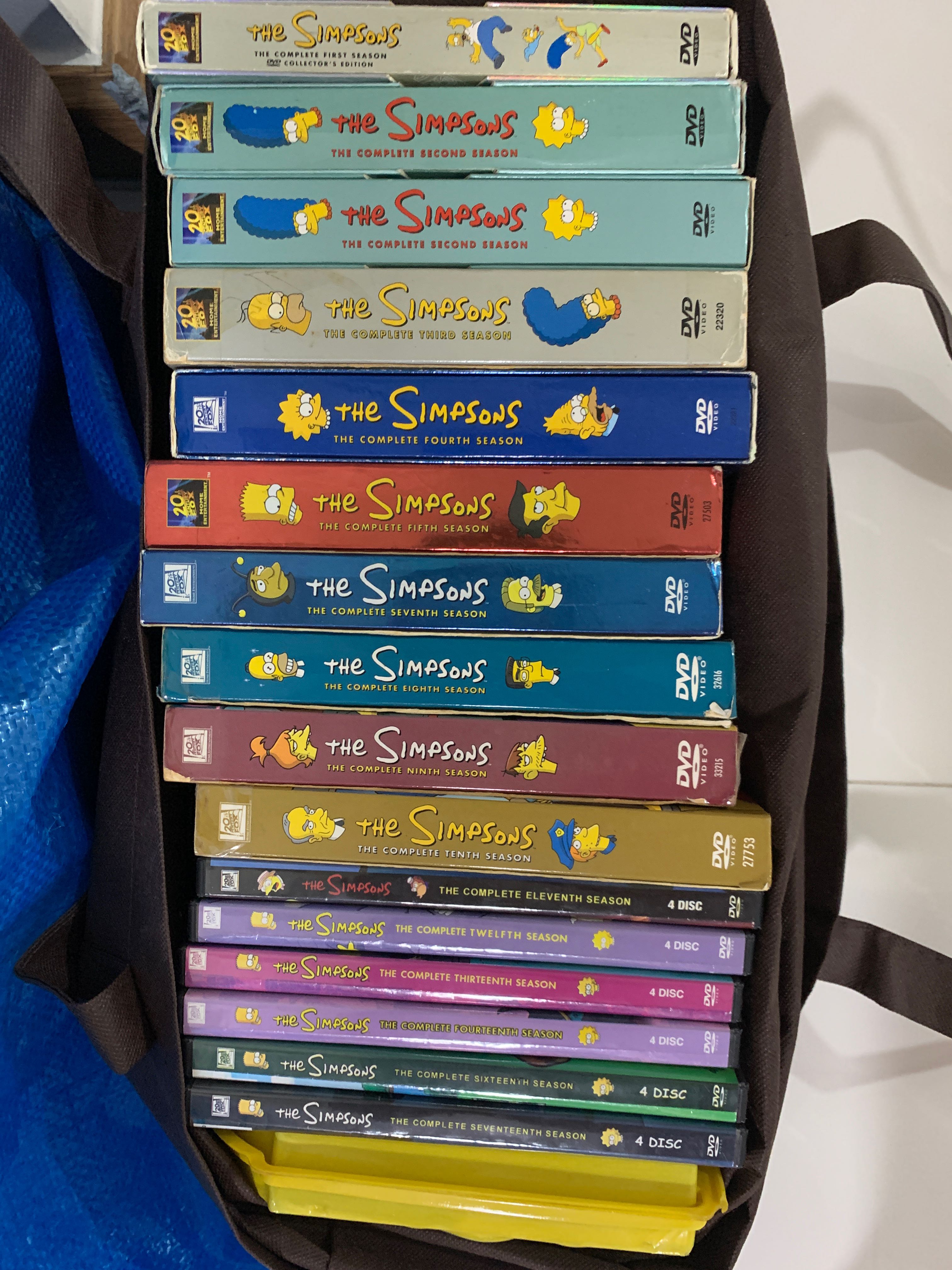 The Simpsons DVD collection, Hobbies & Toys, Music & Media, CDs & DVDs ...