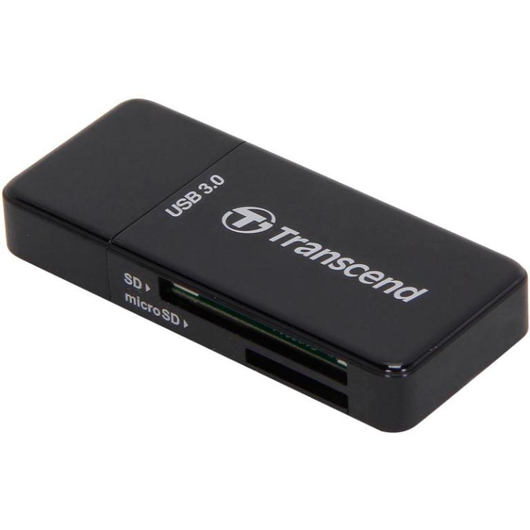 Transcend RDF5 USB 3.0 Memory Card Reader (Category: Hard Disks & Thumbdrives) located in San Juan City. Submitted by princessshyph (Listing ID 1025825617, Image 1). Description: The black RDF5 USB 3.0 SDHC / SDXC / microSDHC/SDXC Memory Card Reader from Transcend is equipped with a SuperSpeed USB 3.0 interface for fast data transfer. It is compatible with SDHC, SDXC, microSDHC, and microSDXC cards, including those carrying the Ultra High Speed C