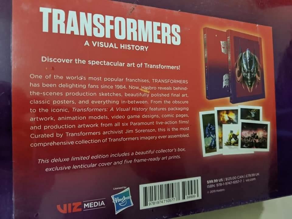 Transformers A Visual History (Limited Edition) by Jim Sorenson, Books & Stationery, Comics