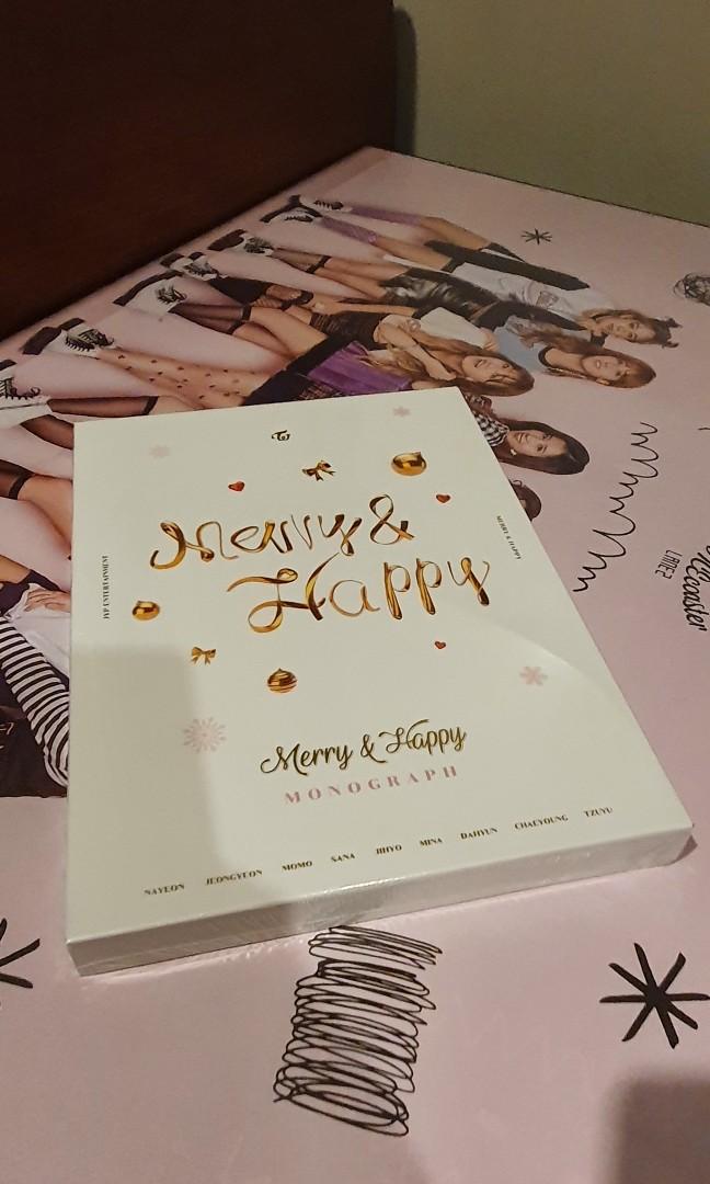 Twice Merry Happy Monograph K Wave On Carousell
