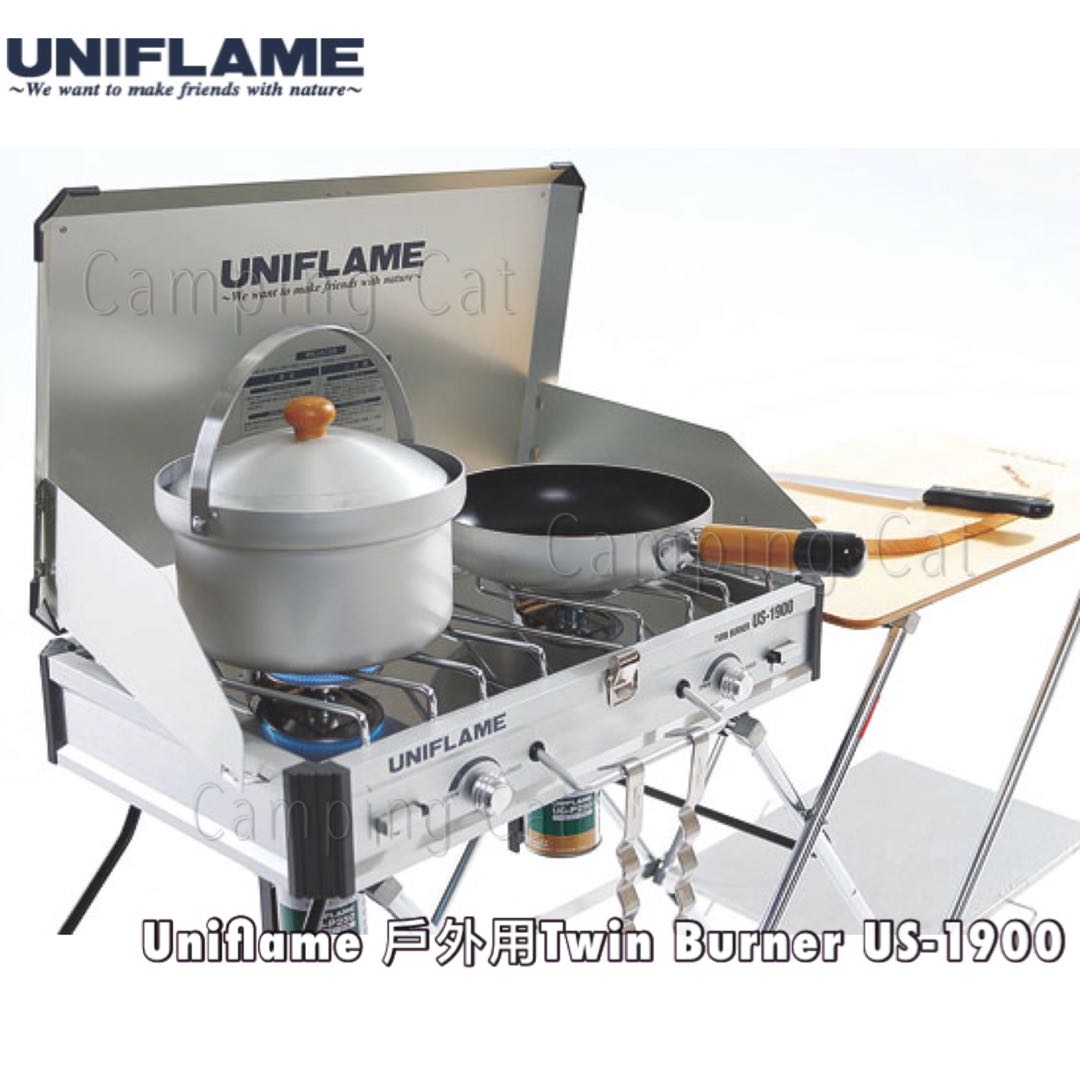 UNIFLAME Twin Burner Made in Japan 日本製戶外用雙爐頭US 