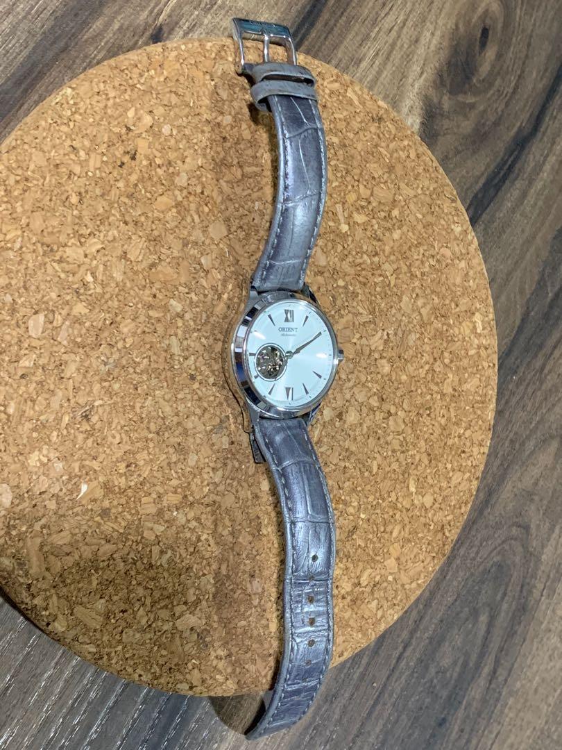 USED Orient Automatic Grey Silver Watch FDB0A005W Luxury