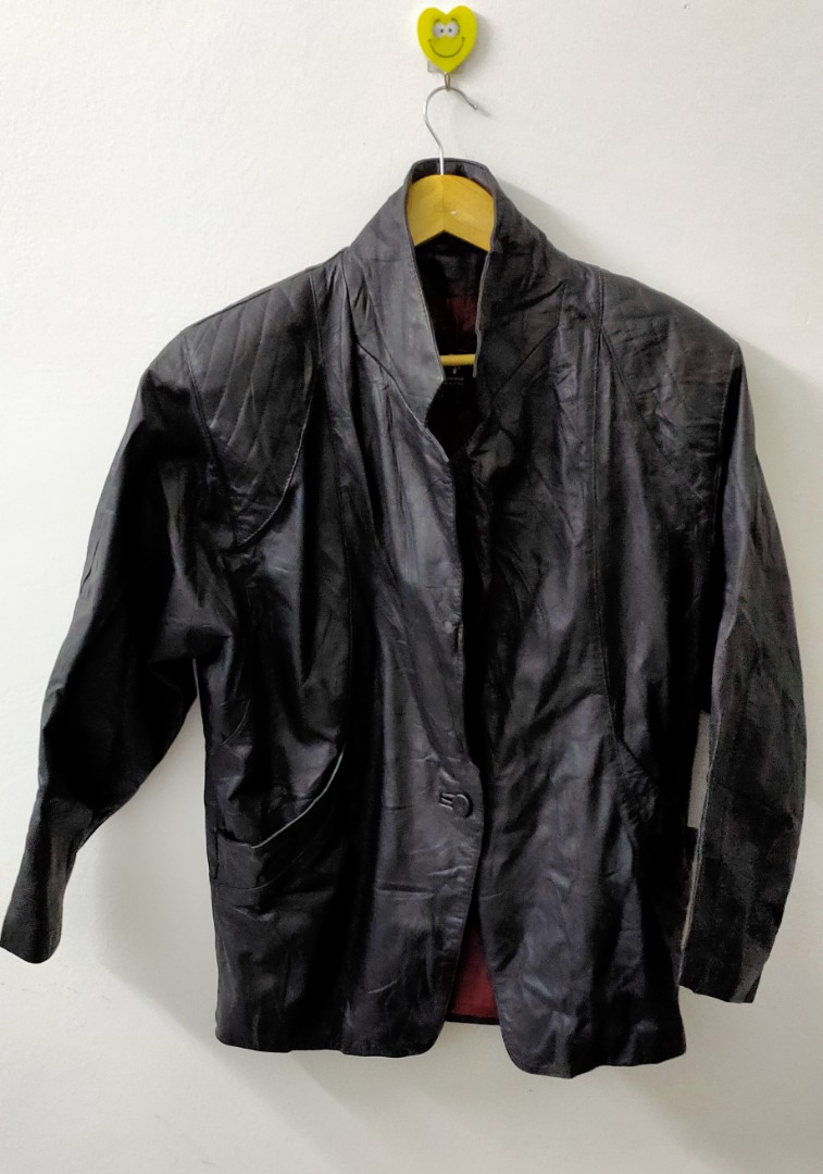VIP HANDMADE FULL LEATHER JACKET, Men's Fashion, Tops & Sets, Tshirts ...