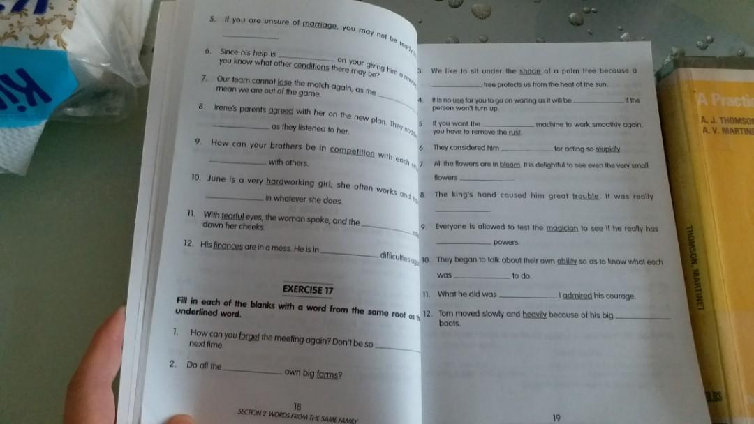 中學英文生字文法書 興趣及遊戲 書本 文具 教科書 Carousell