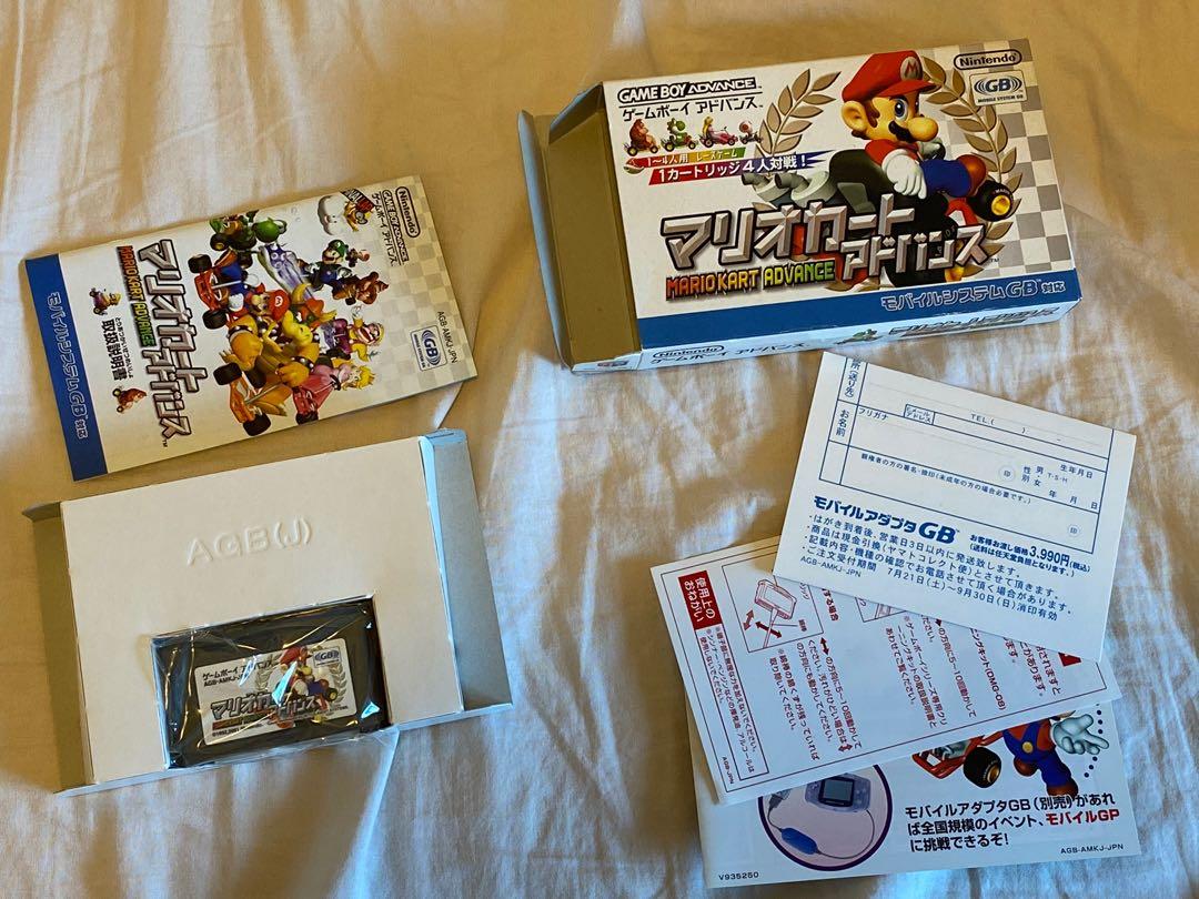 中古日版GBA 瑪利歐賽車Advance Mario Kart : Super Circuit, 電子遊戲