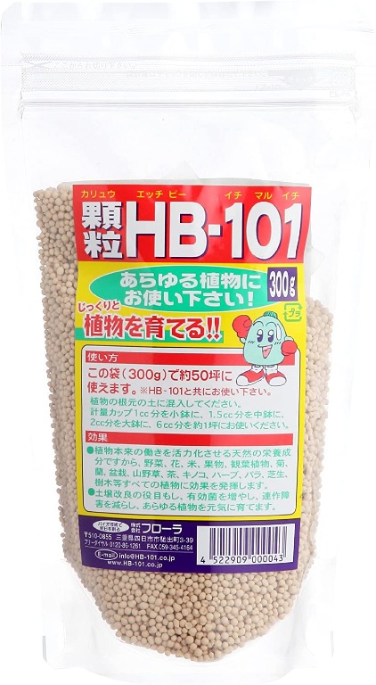 日本原裝FLORA HB-101植物活力顆粒300g 純天然肥料HB101活力素, 傢俬＆家居, 園藝, 土壤和肥料- Carousell