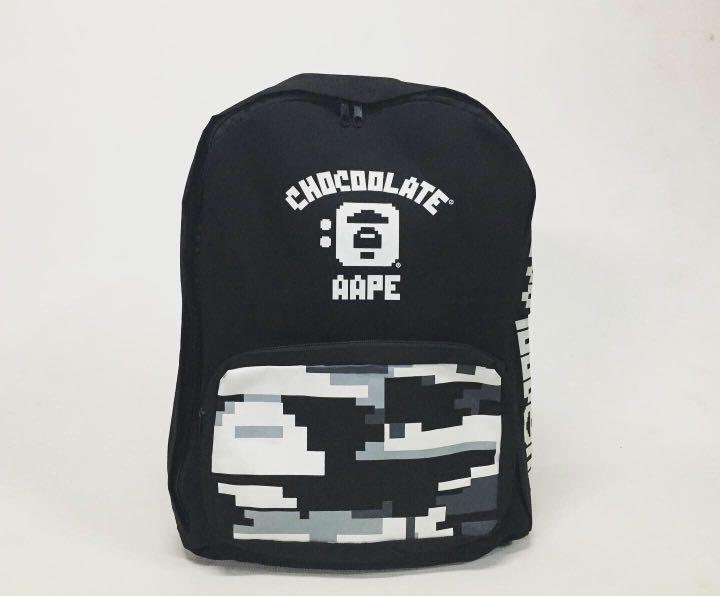 Aape x chocoolate backpack clearance