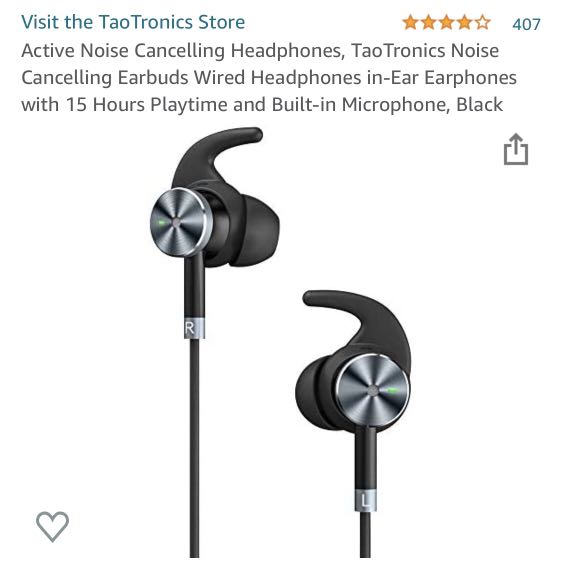 anc earphones wired