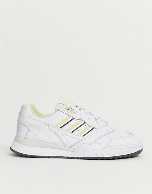 adidas yellow and black trainers