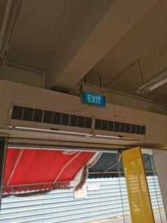 Air curtain installation and servicing