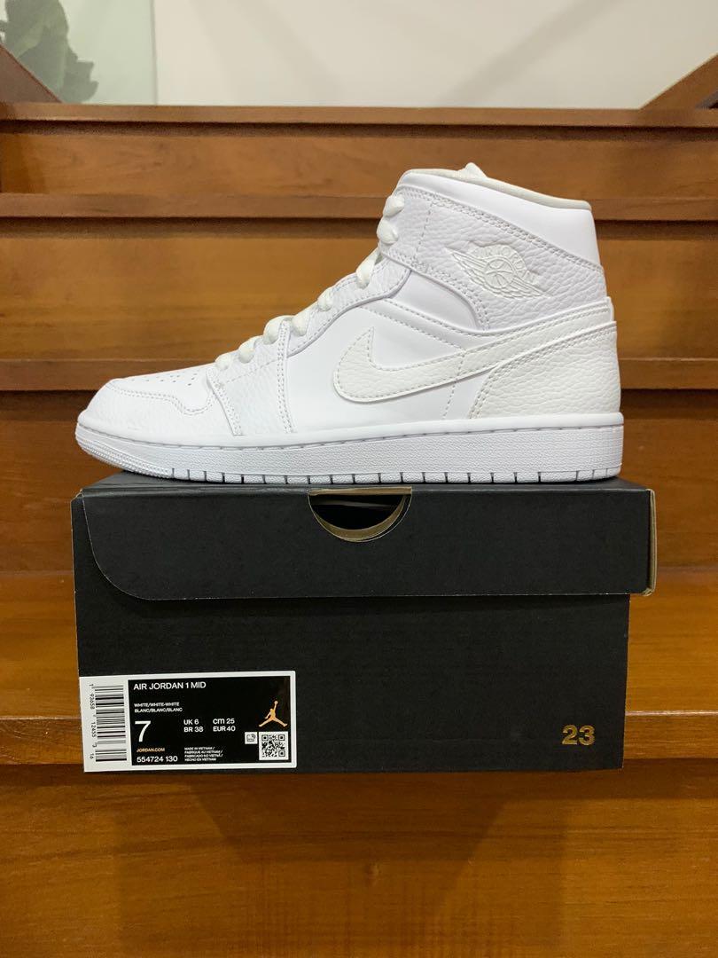 Air jordan 1 high triple white outlet