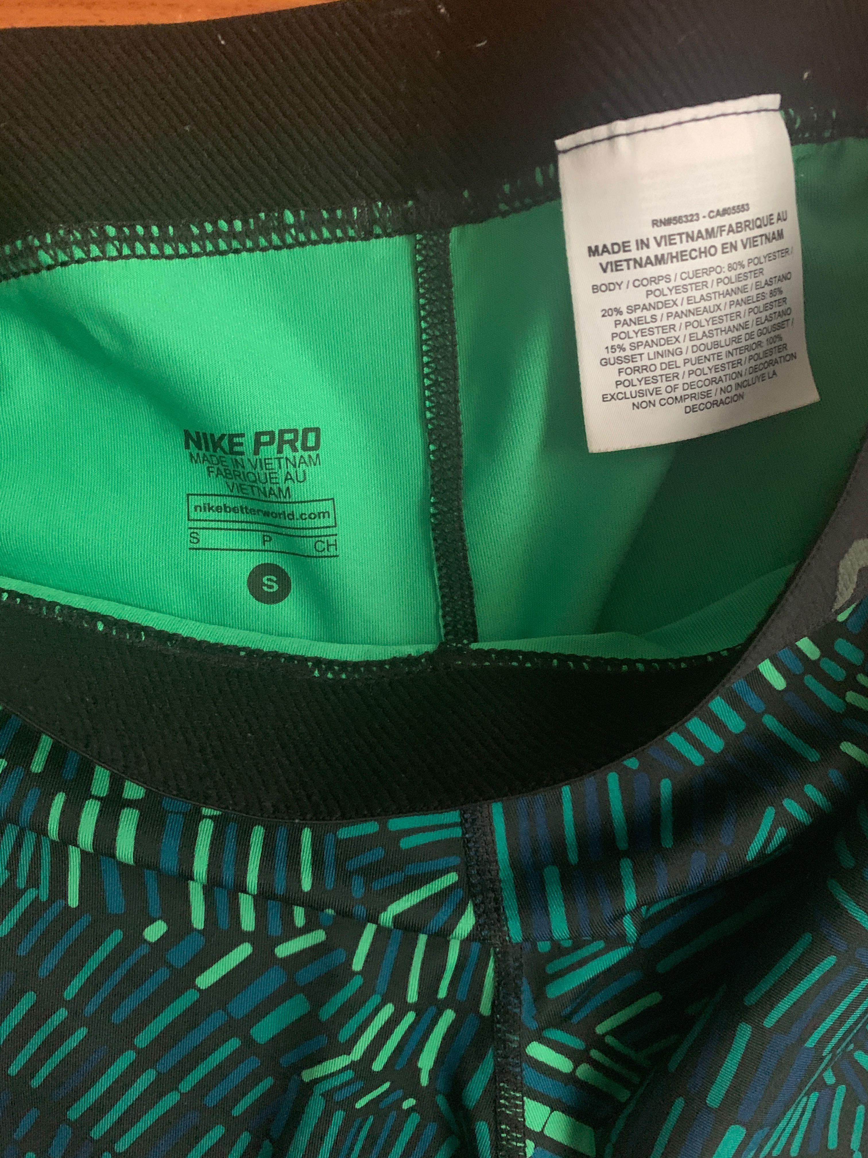 Authentic Nike Pro Compression Pants (Category: Activewear) located in Quezon City. Submitted by bangtanbianca7 (Listing ID 1062202359, Image 2). Description: Authentic Nike Pro Compression Pants Size Small Barely used RFS: Decluttering.