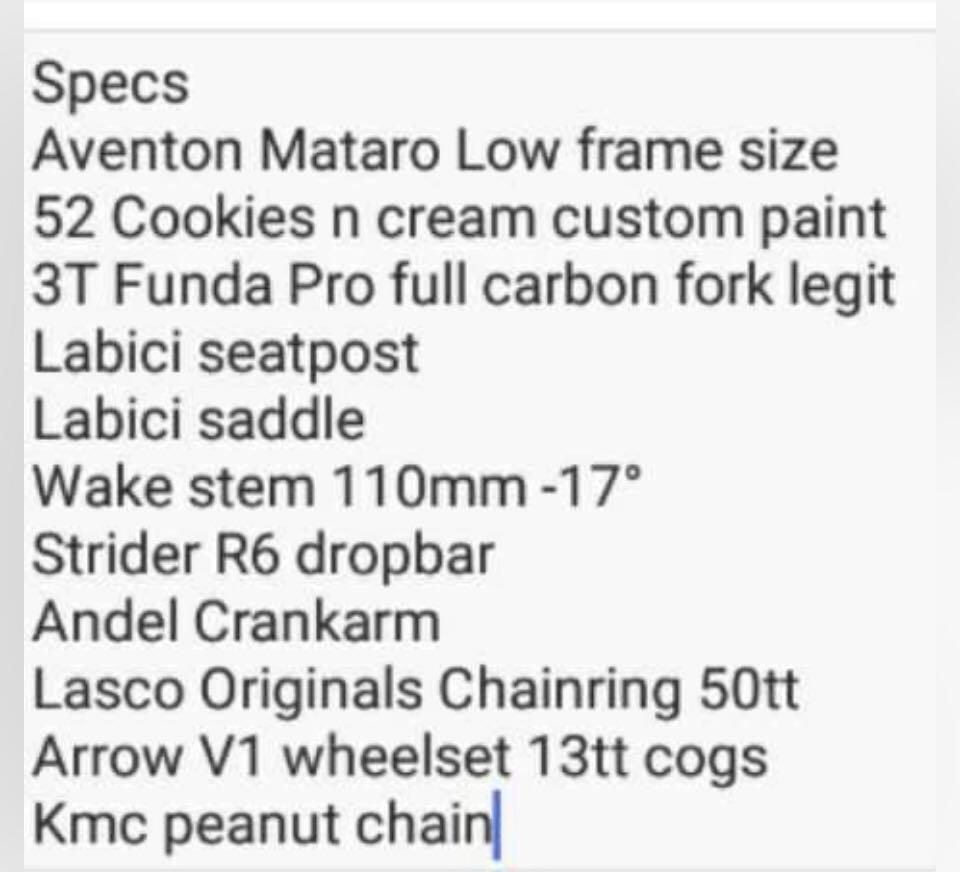 Aventon Mataro low fix gear bike Sports Equipment Bicycles