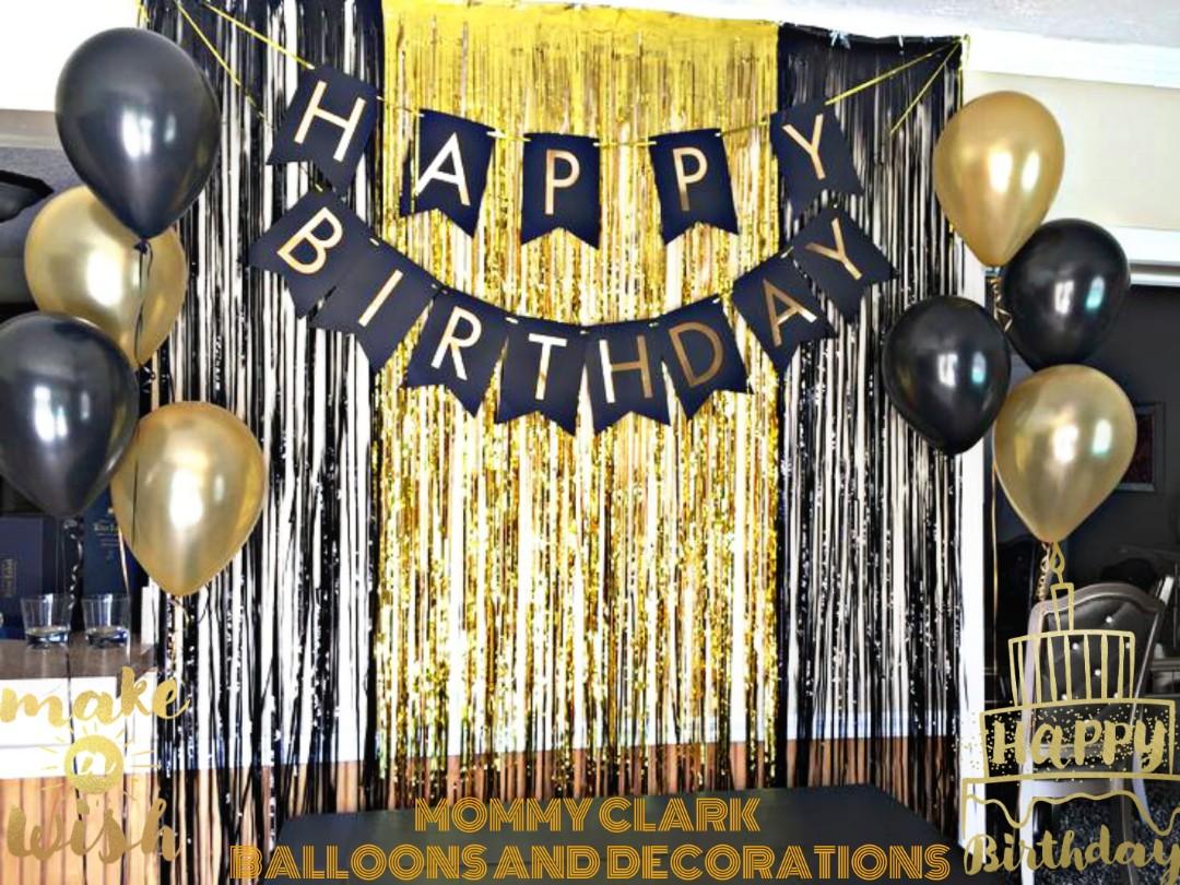 Backdrop Birthday Decoration Package, Hobbies & Toys, Stationary ...